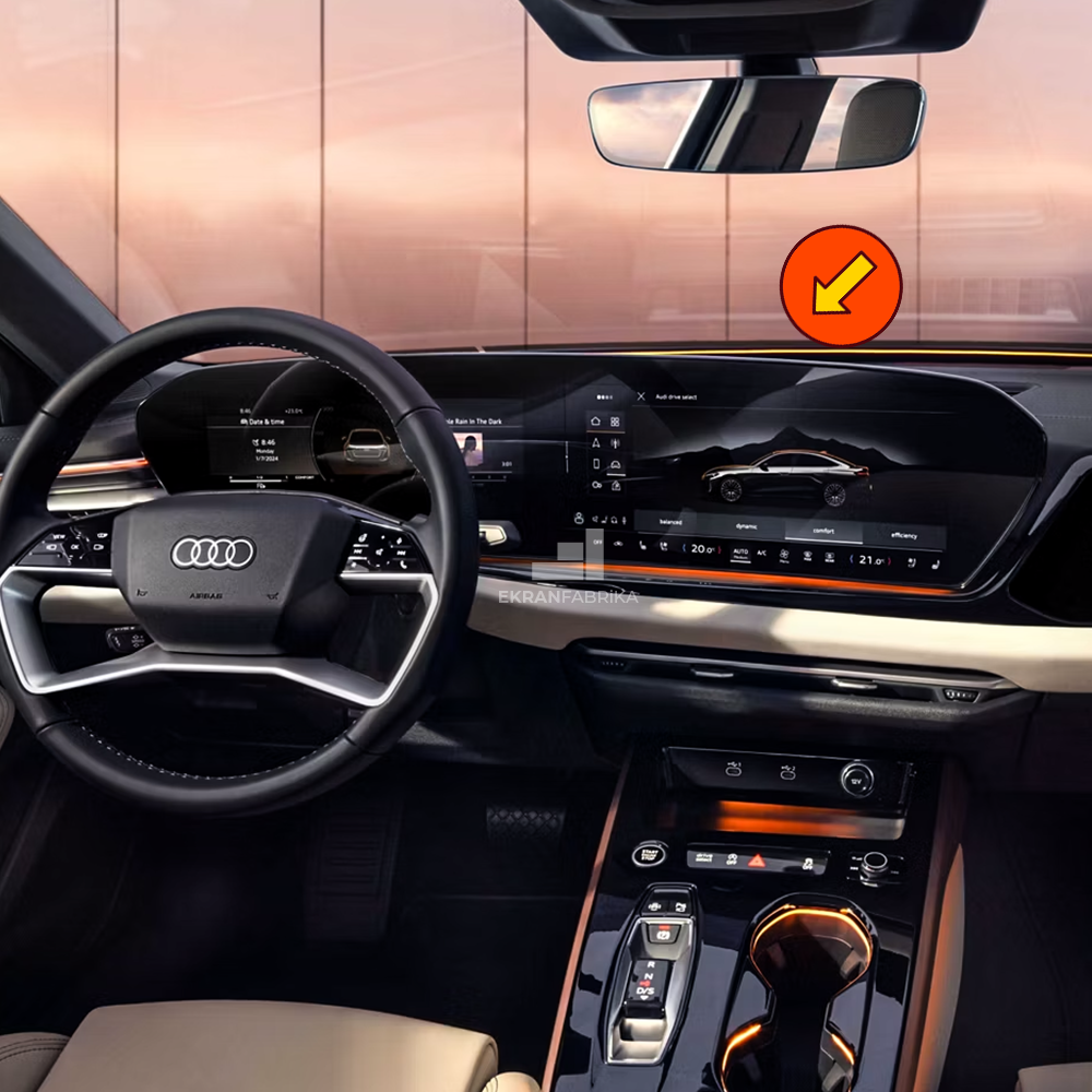 Audi A5 2025+ Tek Parça Ekran Koruyucu 9H+