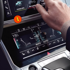 Audi A6 8.6'' Klima Paneli Ekran Koruyucu 9H+