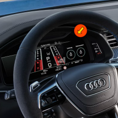 Audi A7 12.3'' Gösterge Ekran Koruyucu 9H+