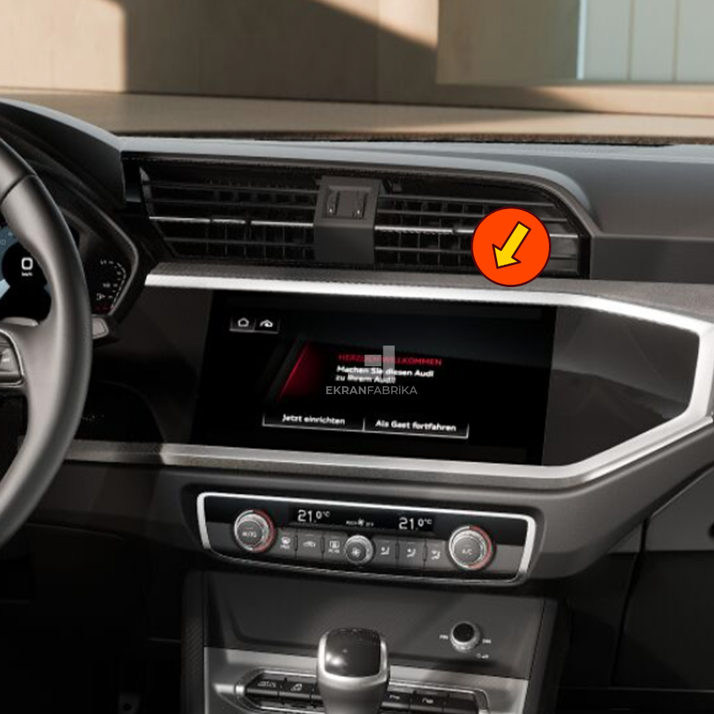 Audi Q3 10.1'' Multimedya Ekran Koruyucu 9H+