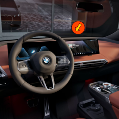 Bmw iX Tek Parça Ekran Koruyucu 9H+