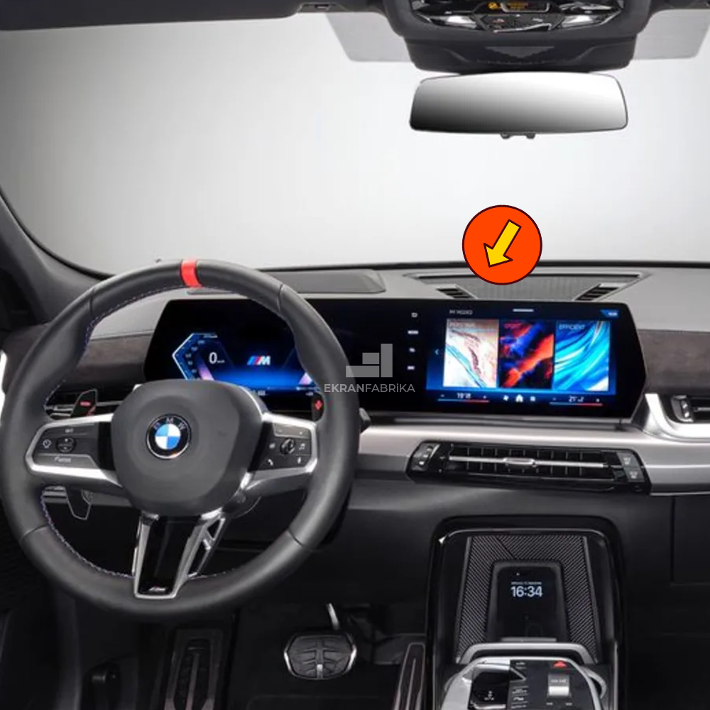 Bmw X2 Tek Parça Ekran Koruyucu 9H+