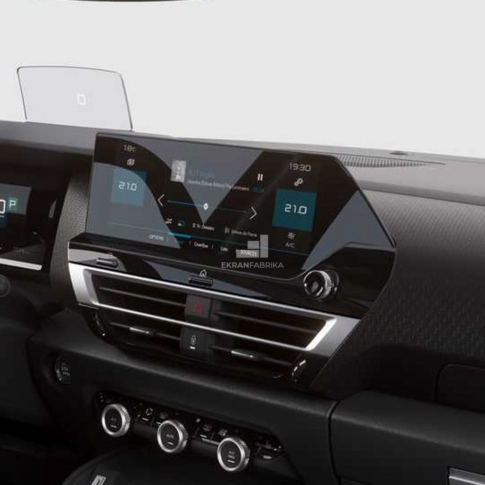 Citroen e-C4 10'' Multimedya Ekran Koruyucu 9H+(Kopya)