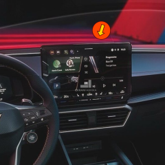 Cupra Leon 12.9'' Multimedya Ekran Koruyucu