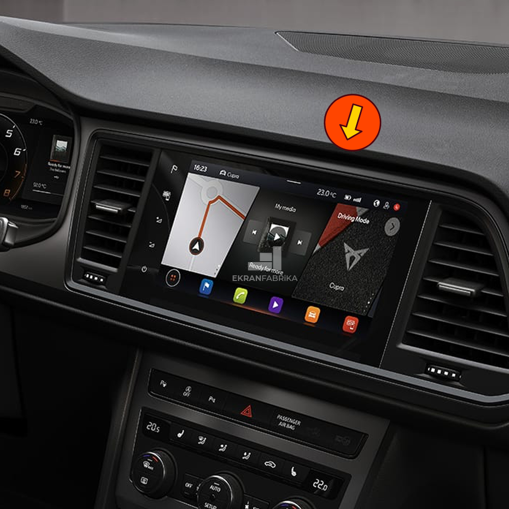 Cupra Ateca 9.2'' Multimedya Ekran Koruyucu 9H+