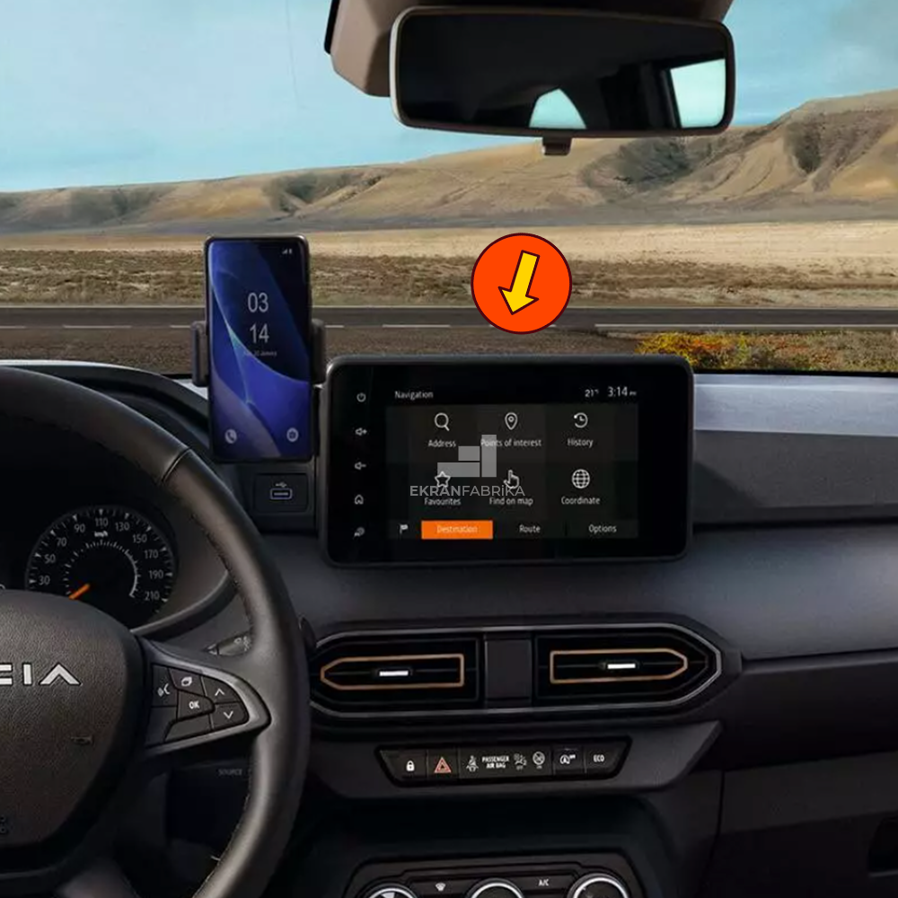 Dacia Jogger 8'' Multimedya Ekran Koruyucu