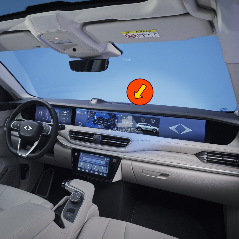 Togg T10x Tek Parça Multimedya Ekran Koruyucu 9H+