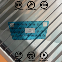 Togg T10x Klima Paneli Ekran Koruyucu 9H+