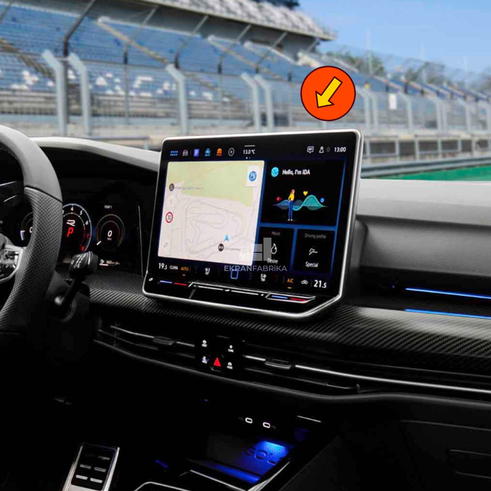 Volkswagen Golf 12.9'' Multimedya Ekran Koruyucu