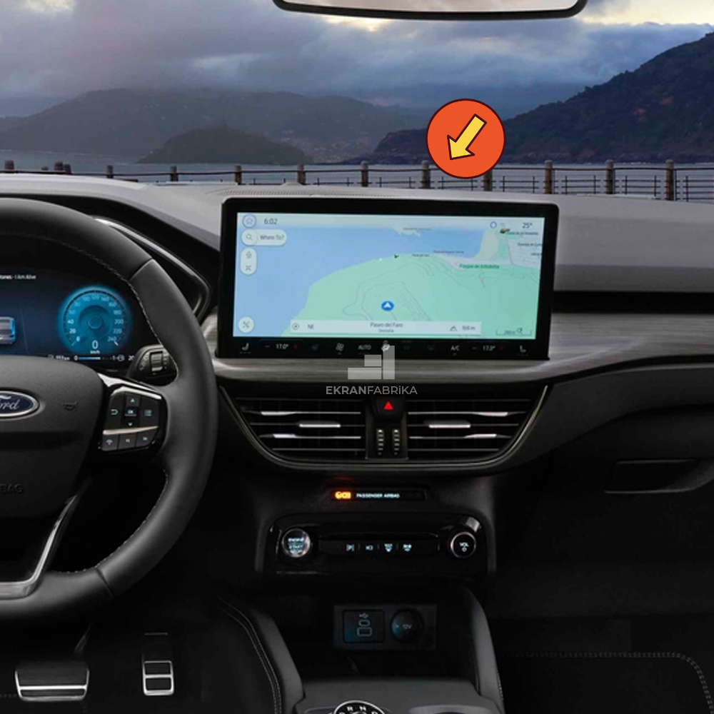 Ford Kuga 13.2'' Multimedya Ekran Koruyucu 9H+