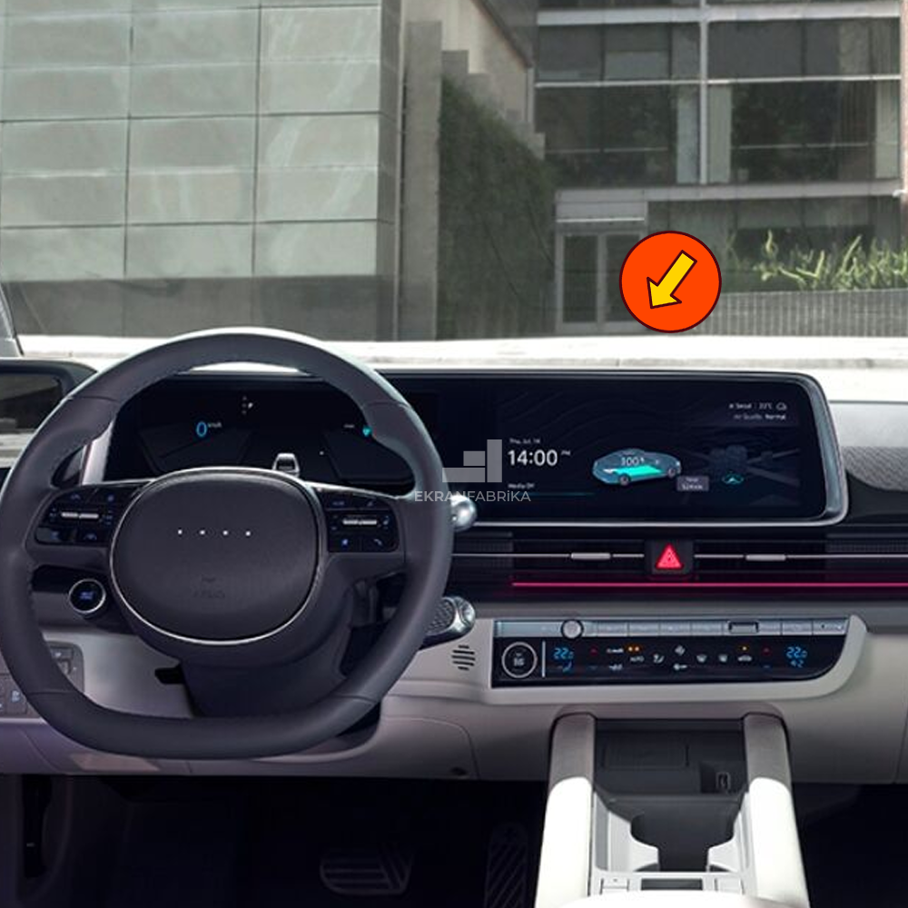 Hyundai Ioniq 6 Tek Parça Ekran Koruyucu 9H+