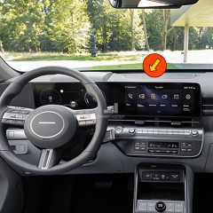 Hyundai Kona Tek Parça Ekran Koruyucu 9H+