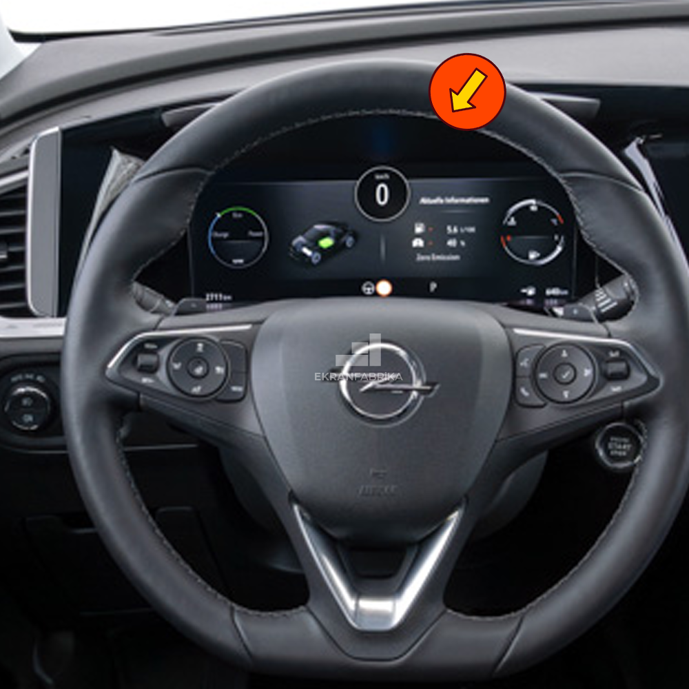 Opel Grandland 12'' Gösterge Ekran Koruyucu