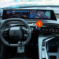 Peugeot 3008 Tek Parça Multimedya ve i-toggles Ekran Koruyucu 9H+