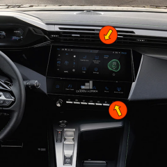 Peugeot 308 10'' Multimedya ve i-toggles Ekran Koruyucu 9H+