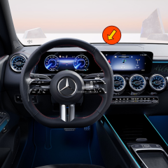 Mercedes EQB Tek Parça Ekran Koruyucu 9H+