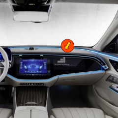 Mercedes E Serisi Tek Parça Multimedya Ekran Koruyucu 9H+