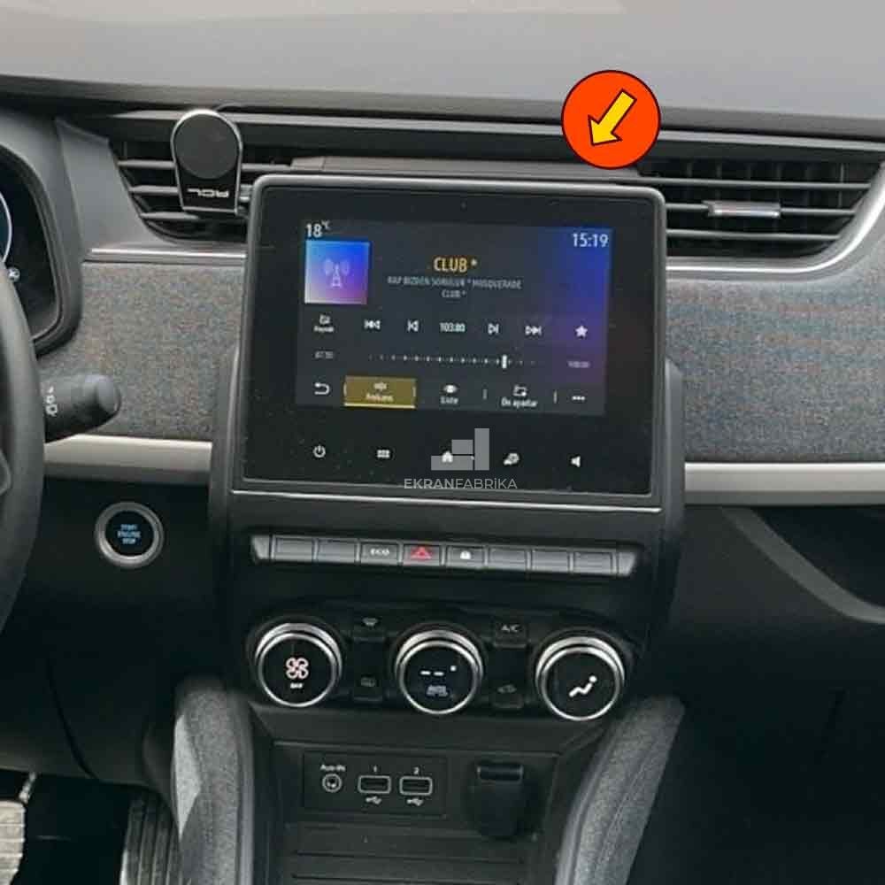 Renault Zoe 7.3'' Multimedya Ekran Koruyucu 9H+