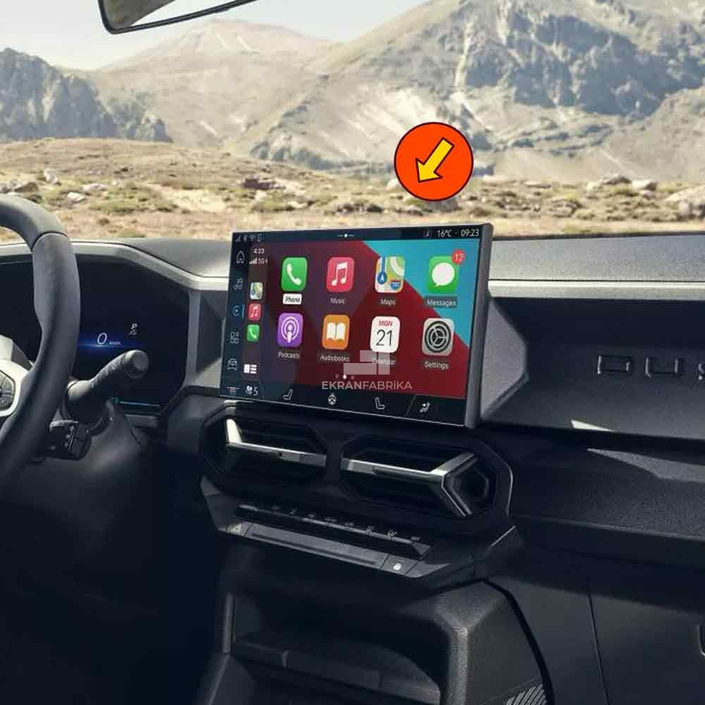 Renault Duster 10.1'' Multimedya Ekran Koruyucu 9H+