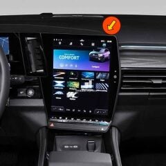 Renault Megane 12'' Multimedya Ekran Koruyucu 9H+